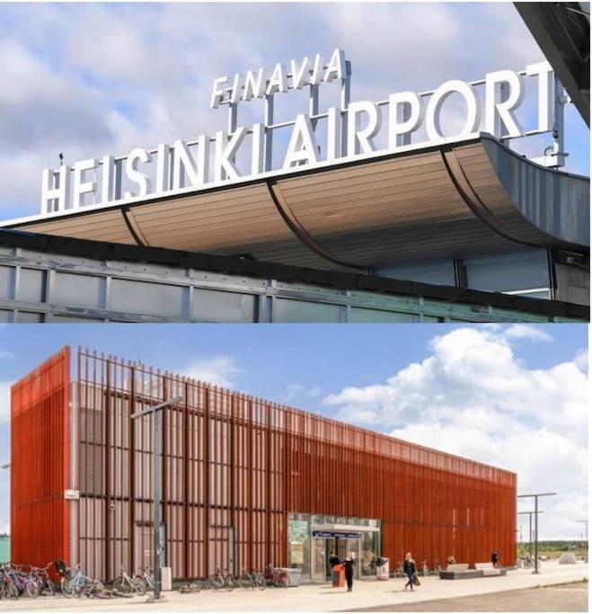 New Studio Cherry Near Helsinki Airport In Kivistoe วานตา ภายนอก รูปภาพ